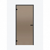 Дверь для сауны Harvia STG 7×19 Black Line коробка сосна, стекло бронза фото товара