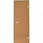 Дверь Harvia STG 9×19 коробка ольха, стекло бронза фото товара