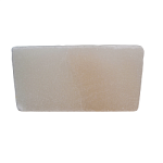 Плитка из гималайской белой соли 200x100x25 мм шлифованная фото товара
