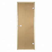 Дверь Harvia STG 9×21 коробка ольха, стекло бронза фото товара