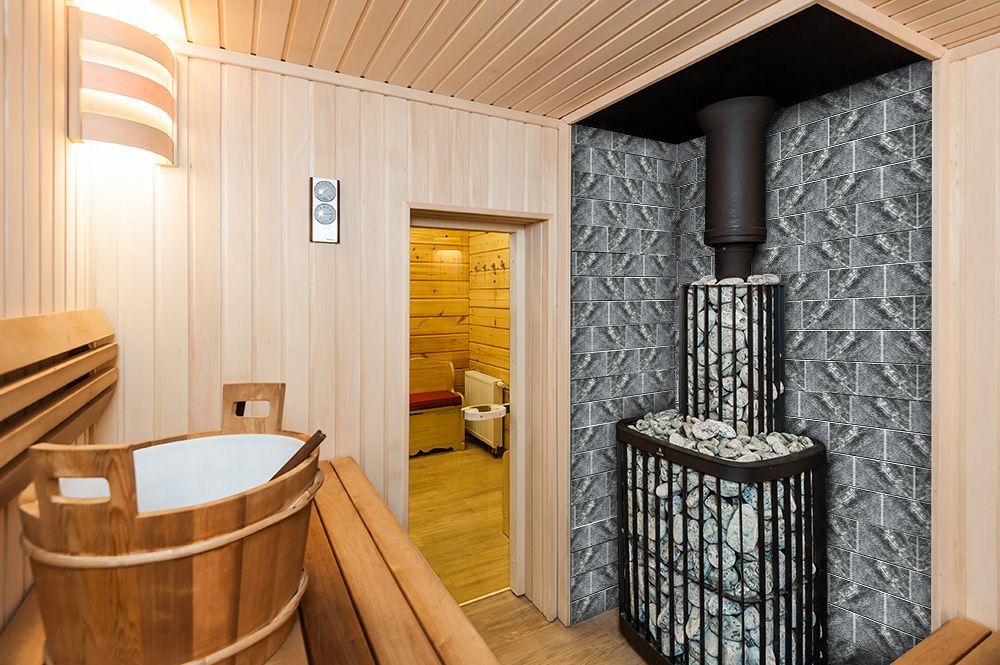 Плитка талькохлорит антик "кирпичики" 200х100х20 мм фотография