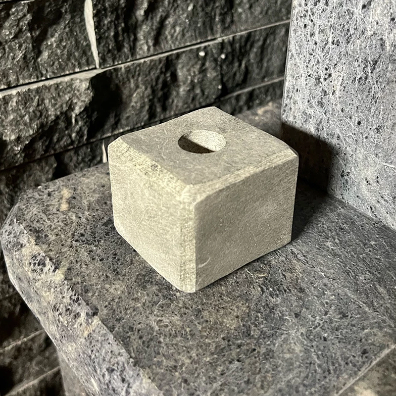 Испаритель из талькохлорита, кубик, 1 отверстие фотография