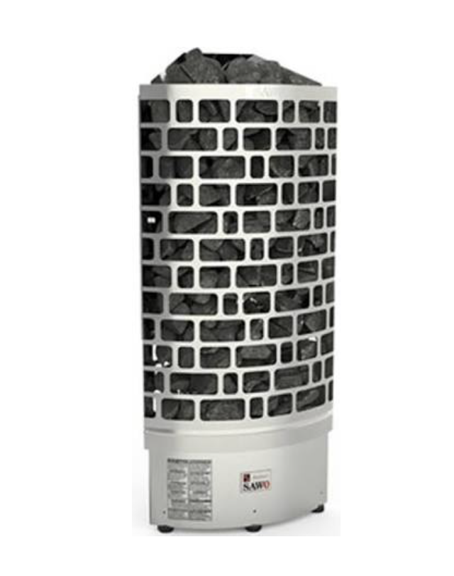 Электрическая печь SAWO ARIES ARI3-75NI2-CNR-P (7,5 квт, без пульта, нержавейка, встроен. блок мощности, угловая) фотография