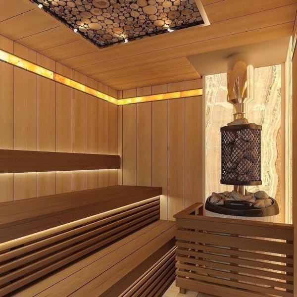 Банная печь «Атмосфера Про XL» Окаменевшее дерево до 32 м³ фотография