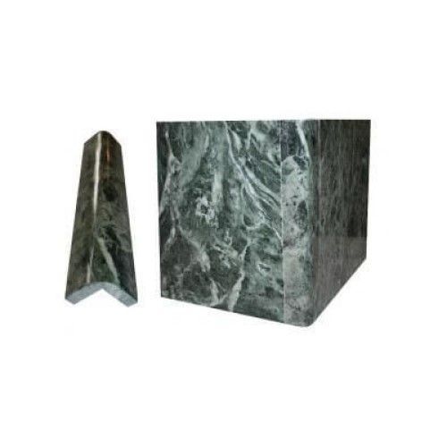 Уголок змеевик полированный 300х40х40 мм со скруглением фотография