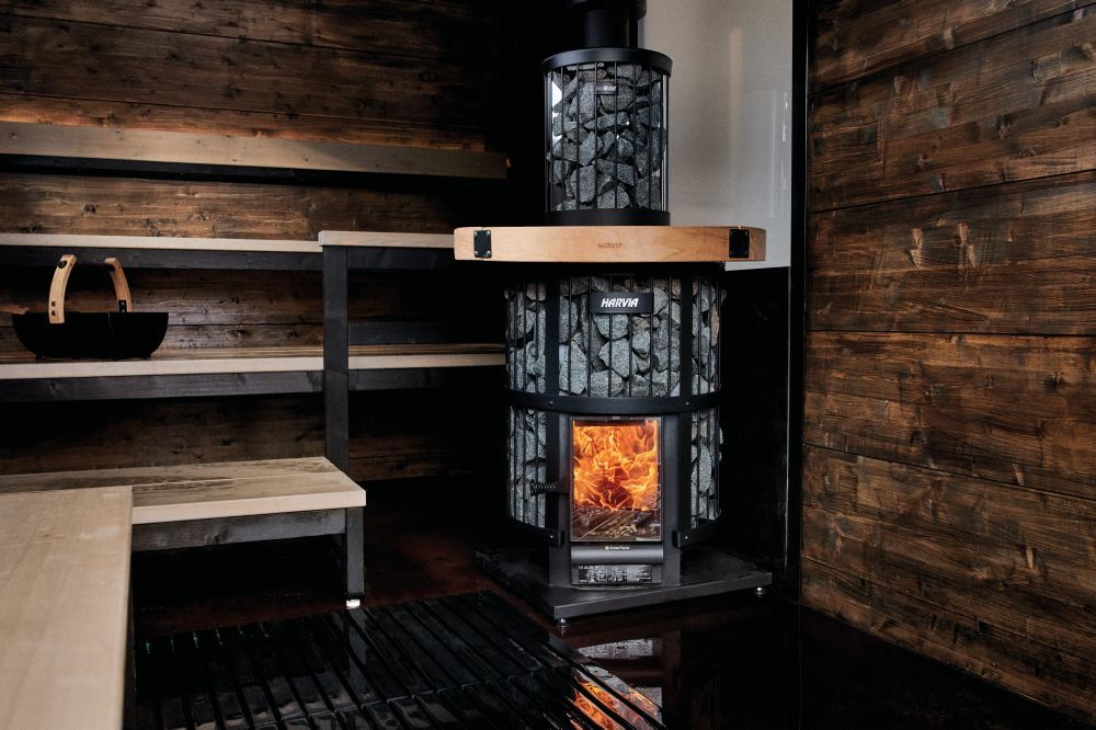 Дровяная печь Harvia Legend 240 GreenFlame black фотография