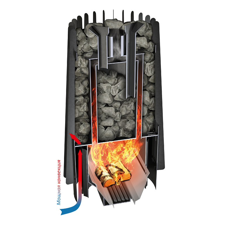 Печь для бани Grill`D "Cometa 180 Vega Long Window Max" фотография