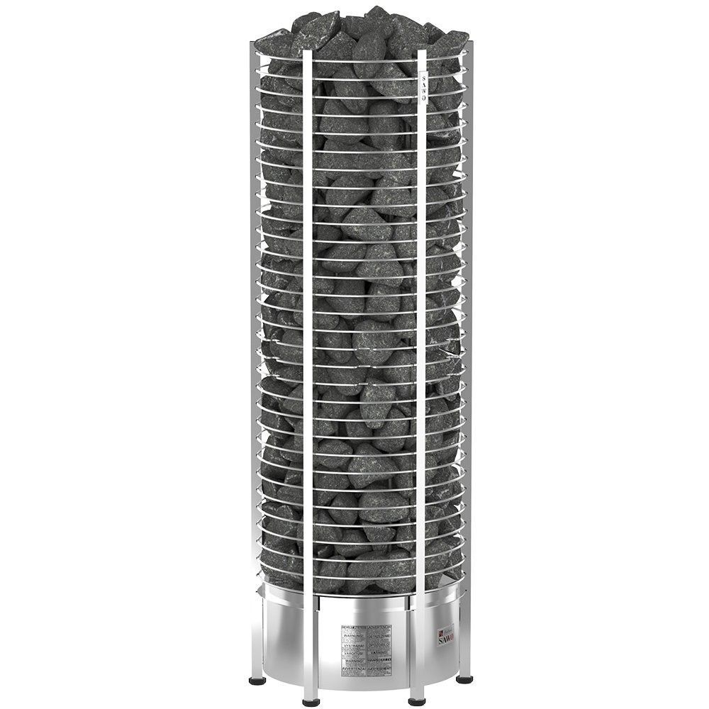 Электрическая печь SAWO TOWER TH3-60NI2-P (6,0 квт, выносной пульт, встроенный блок мощности, нержавейка) фотография