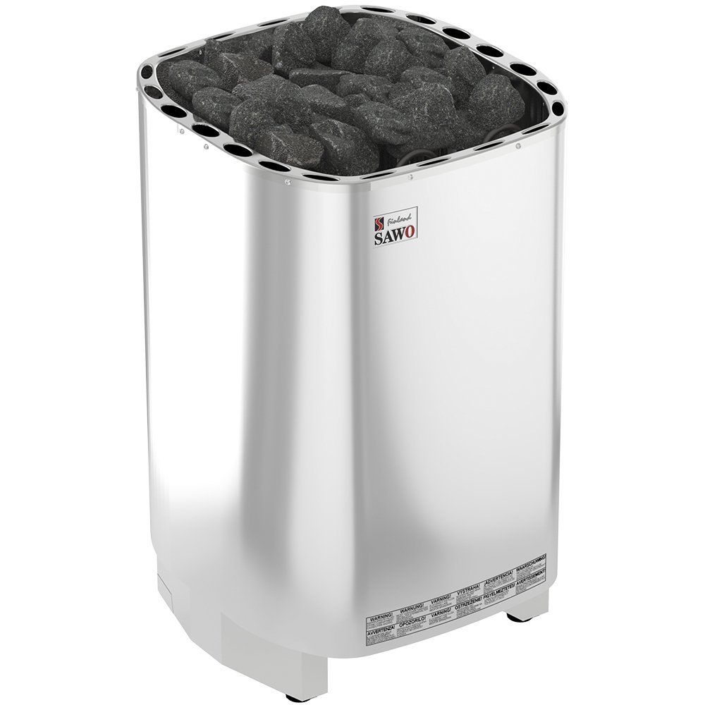 Электрическая печь SAWO SUPER SAVONIA SAV-150NS-Z (15 квт, выносной пульт, внутри оцинковка, снаружи нержавейка) фотография