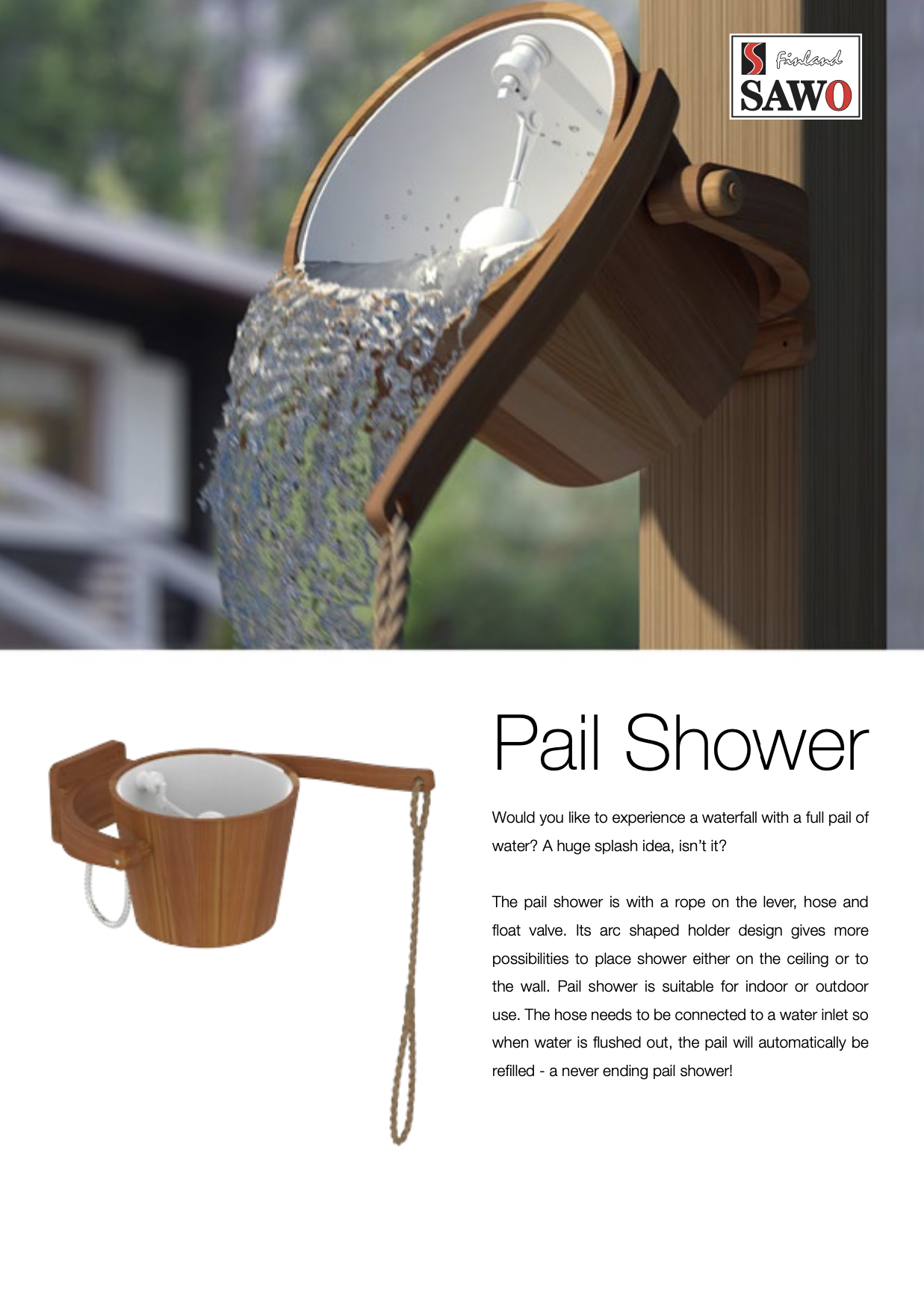 ОБЛИВНОЕ УСТРОЙСТВО SAWO 393-A (ОСИНА, 18Л) фотография