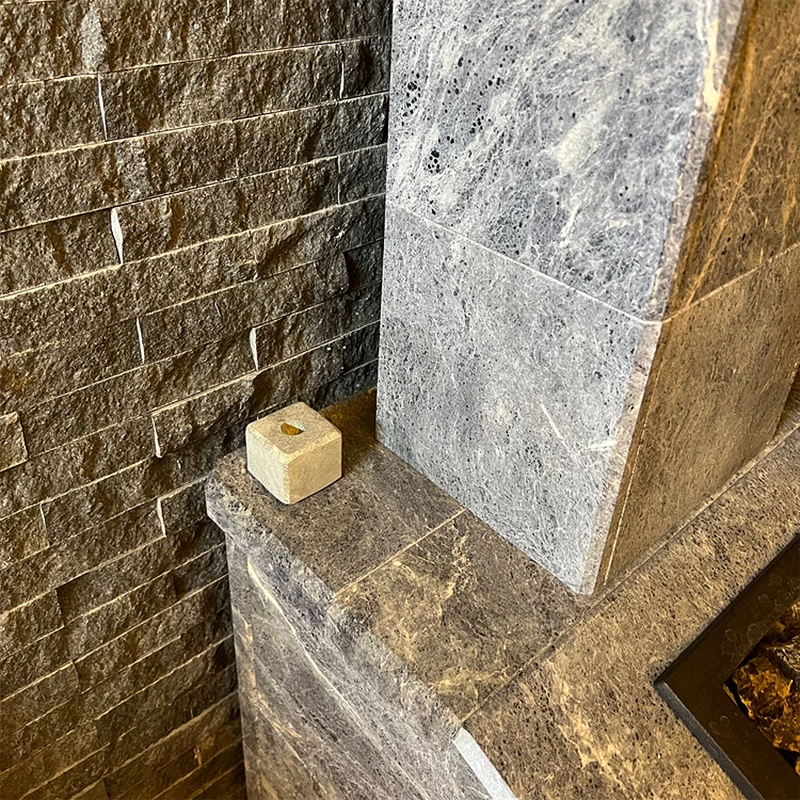 Испаритель из талькохлорита, кубик, 1 отверстие фотография