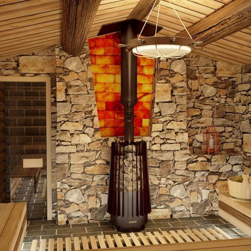 Печь для бани Grill`D "Cometa 180 Vega Long Window Max" фотография