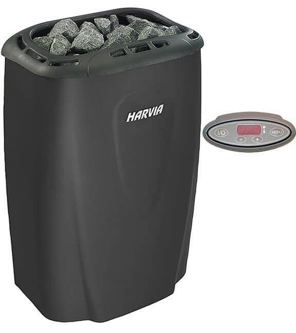 Электрическая печь Harvia Moderna V45E Black фотография