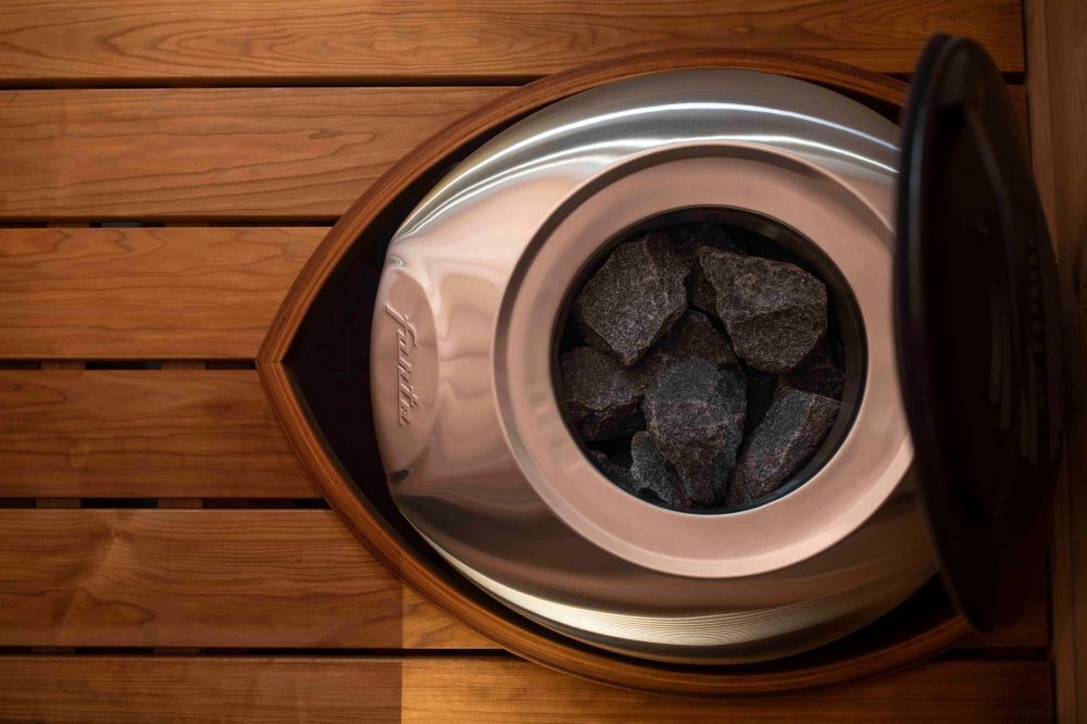 Электрическая печь Harvia Forte AF9 steel с выносной панелью управления фотография