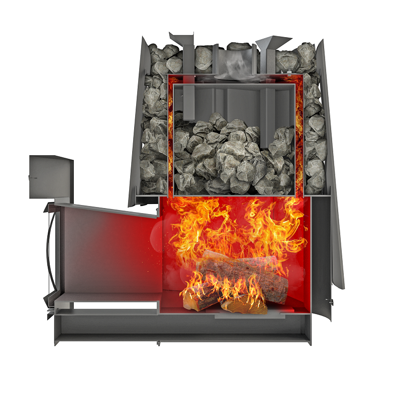 Печь для бани Grill`D "Cometa 350 Vega Window Max" фотография