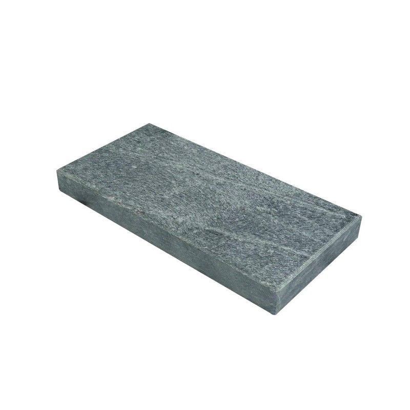 Плитка талькохлорит антик "кирпичики" 200х100х20 мм фотография