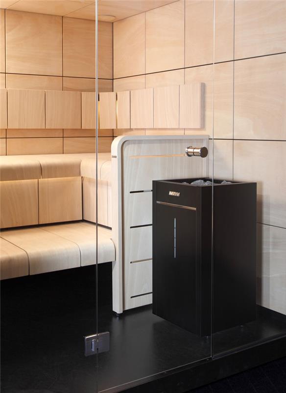Электрическая печь Harvia Virta HL90S black, с парогенератором, 9.0 кВт+2.0 кВт (без пульта управления Griffin в комплекте) фотография