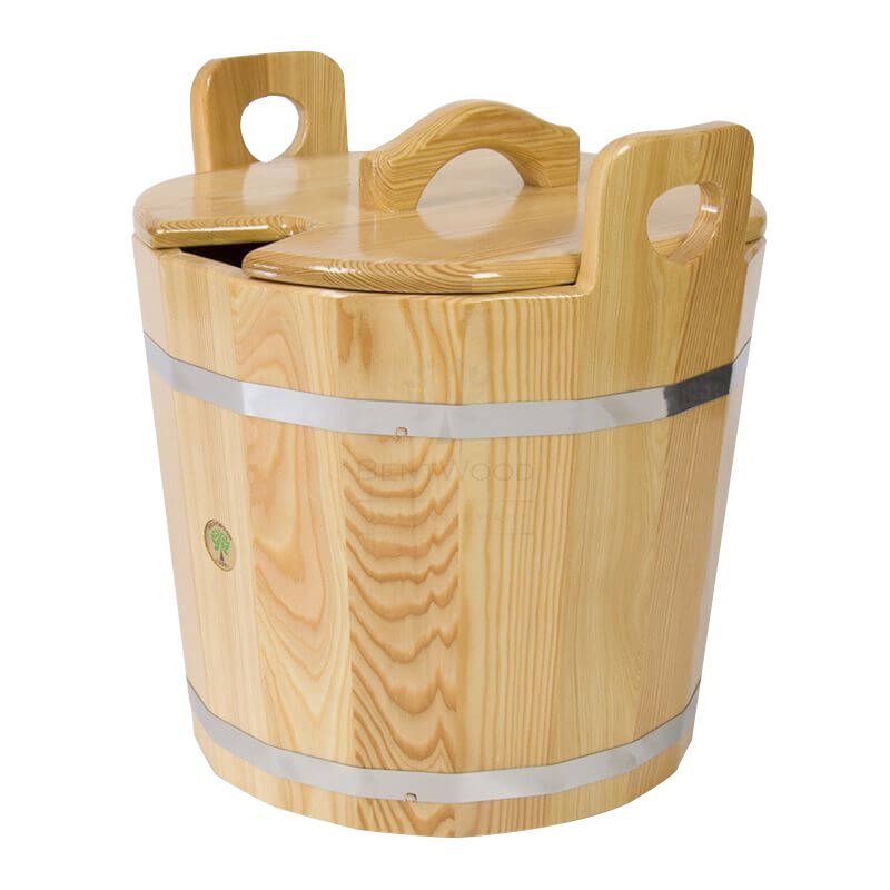 Запарник BENTWOOD 22 л лиственница натуральная фотография