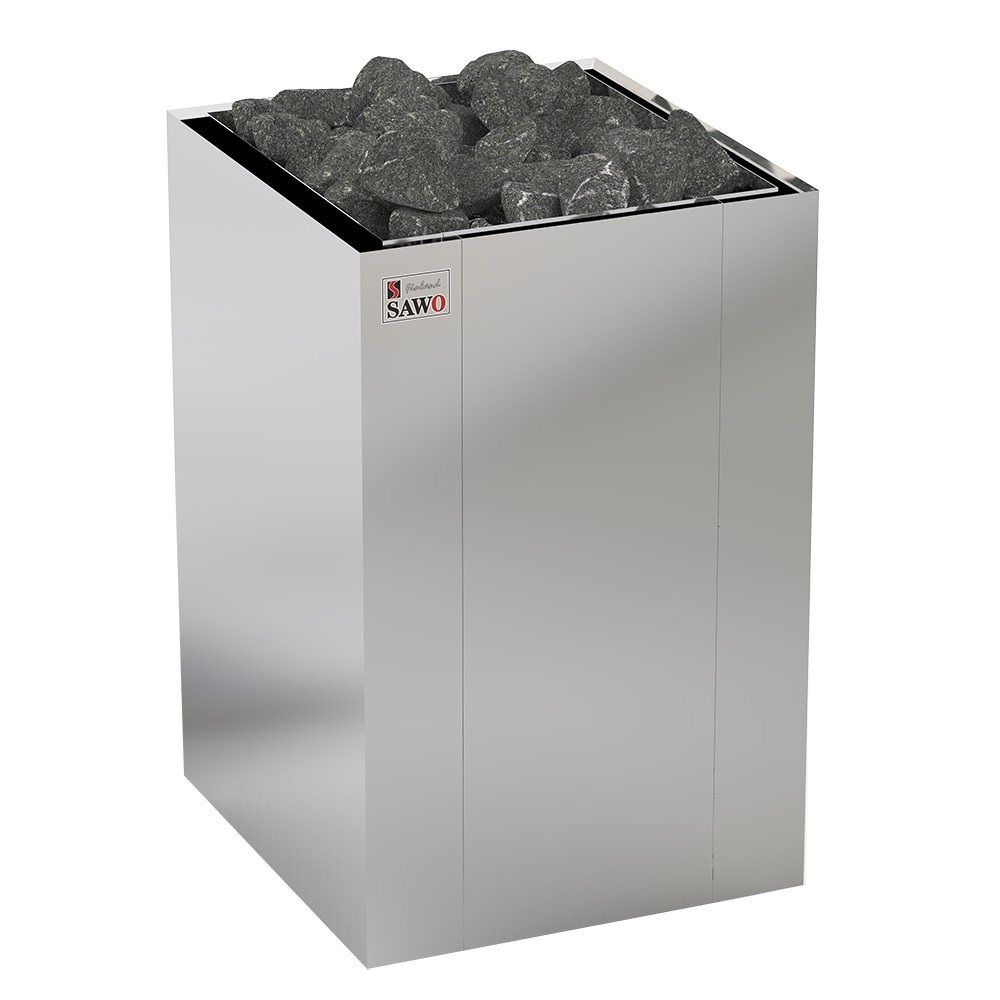Электрическая печь SAWO NORDEX FLOOR NRFS-120NS-Z (12 квт, выносной пульт, внутри оцинковка, снаружи нержавейка) фотография