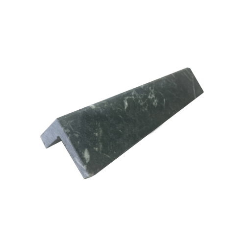 Уголок змеевик полированный с фаской 300х40х40 мм фотография