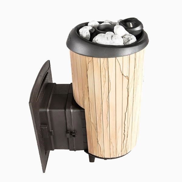 Банная печь «Атмосфера Про XL» Окаменевшее дерево до 32 м³ фотография