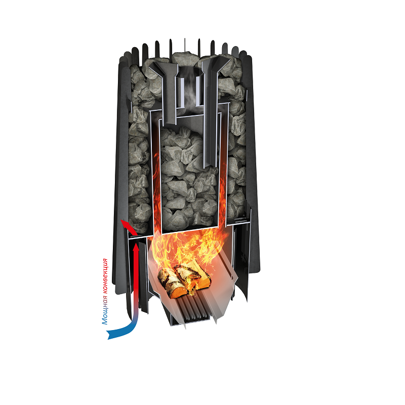 Печь для бани Grill`D "Cometa 180 Vega Short Window Max" фотография