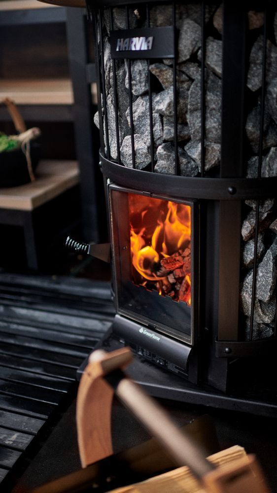 Дровяная печь Harvia Legend 240 GreenFlame black фотография