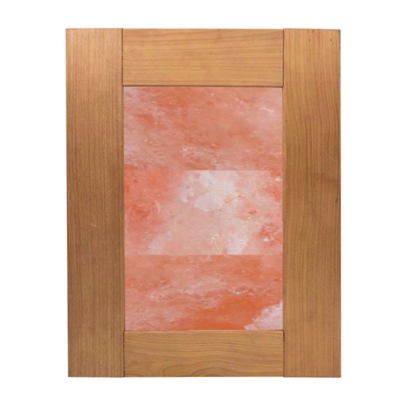 Соляная панель угловая (абажур), 3 плитки, рама термоосина 65 мм, 440х310 мм фотография