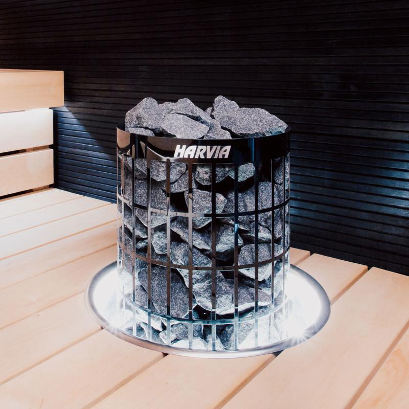 Электрическая печь Harvia Cilindro PC70XE, черная (с выносным пультом в комплекте) фотография