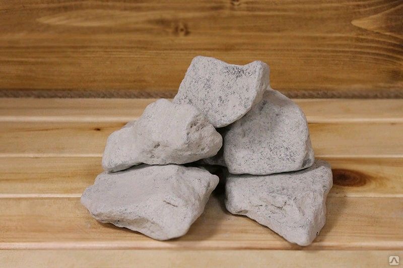 Талькохлорит для бани и сауны обвалованный (фракция 60-150 мм), коробка 20 кг фото товара