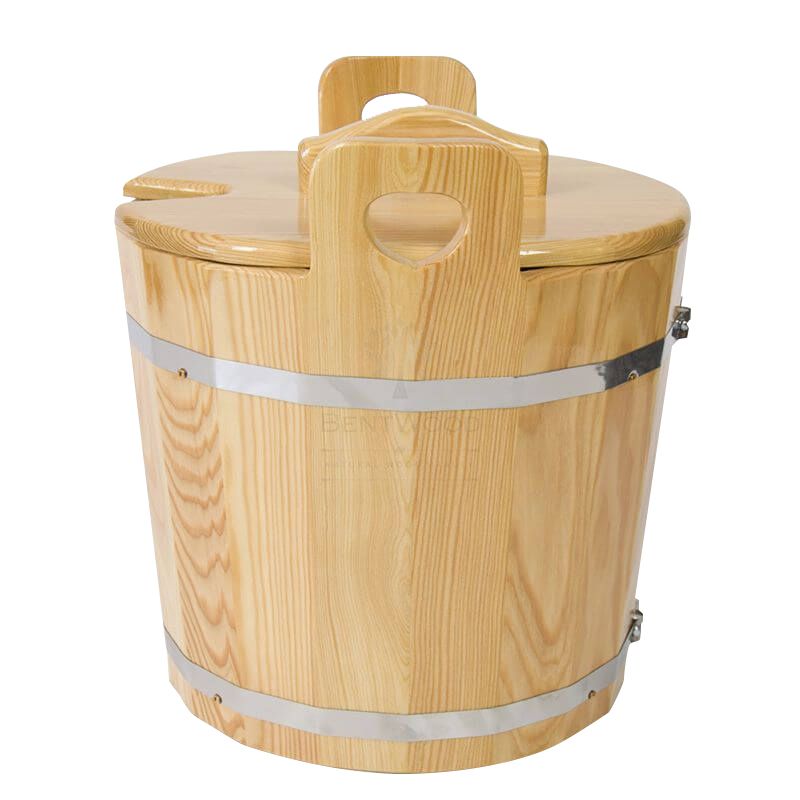 Запарник BENTWOOD 22 л лиственница натуральная фотография