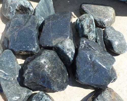 "Нефрит" окатыш для бани и сауны (фракция 150-200 мм), ведро 15 кг фото товара