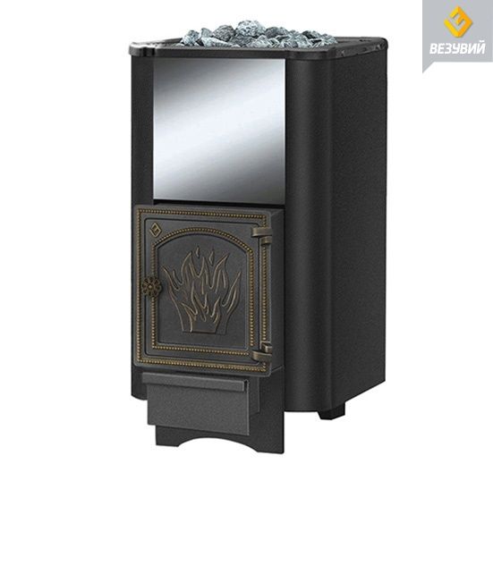 Банная печь ВЕЗУВИЙ Сенсация 28 Антрацит (ДТ-4) без выноса фотография