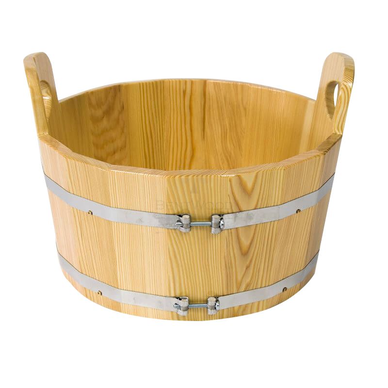 Шайка BENTWOOD 15 л лиственница натуральная фотография