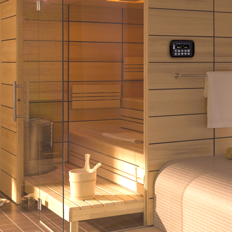 Пульт для сауны Невотон, протокол Modbus, корпус черный фотография