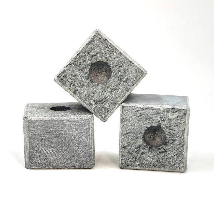 Испаритель из талькохлорита, кубик, 1 отверстие фотография