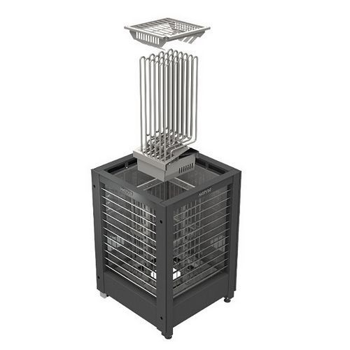 Электрическая печь Harvia Modulo MD135G, 4 решетки, black, без пульта управления фотография