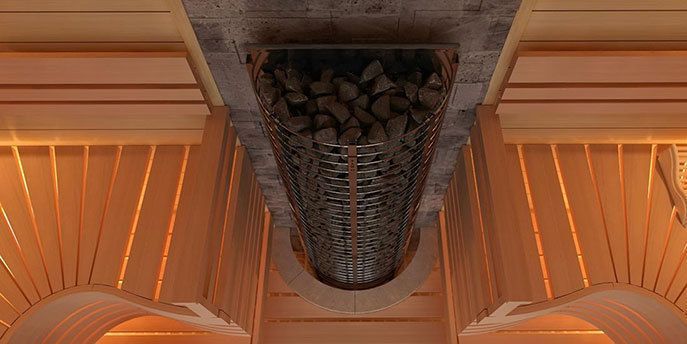 Электрическая печь SAWO TOWER TH9-105NI-WL-P (10,5 квт, выносной пульт, встроенный блок мощности, пристенная) фотография