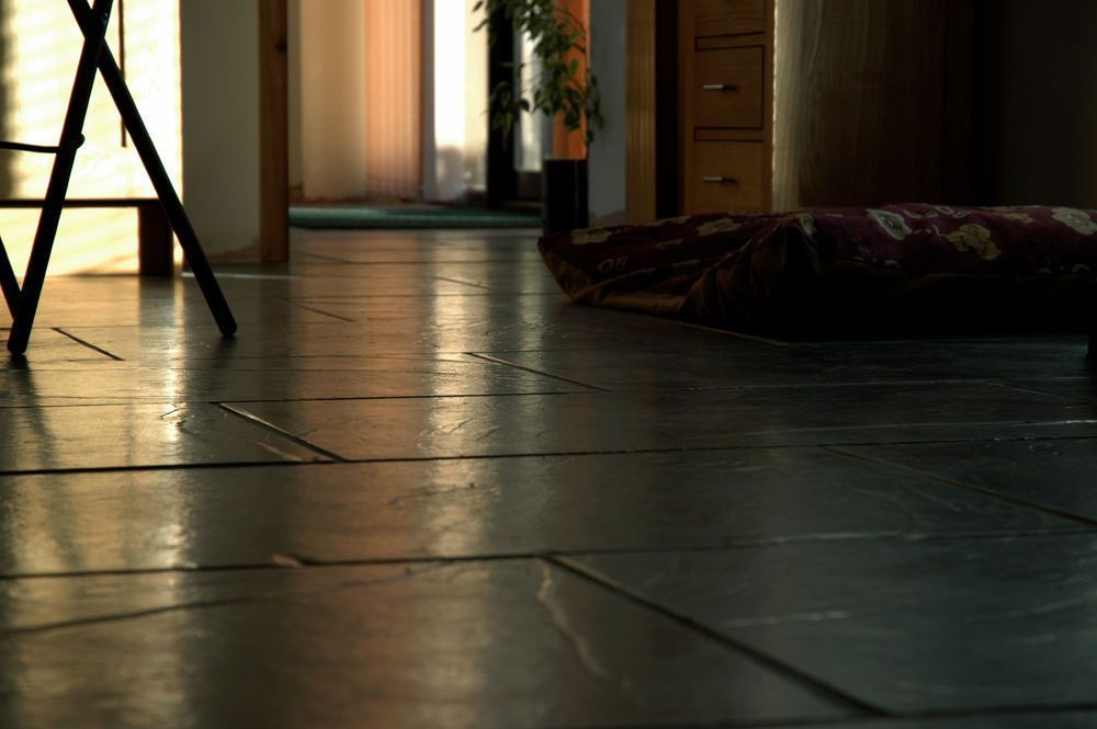 Плитка черный сланец (браш) 600х600х10 мм / 1 шт фотография