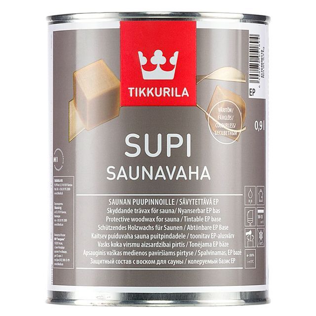 SUPI SAUNAVAHA EP 0,9л (воск для сауны) фотография
