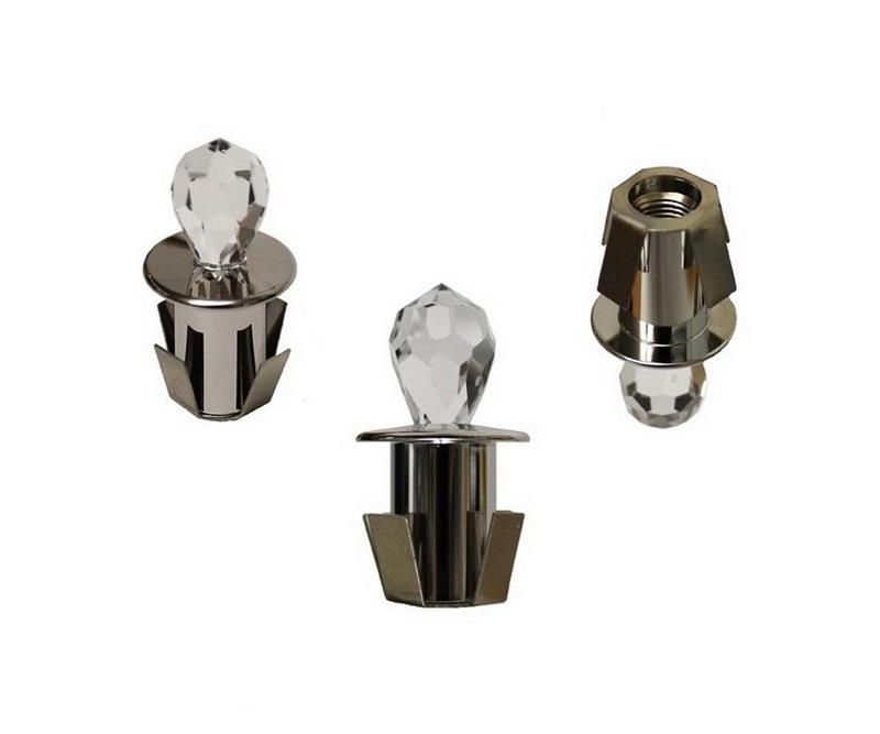 Хрустальная насадка Cariitti CR16 хром фотография