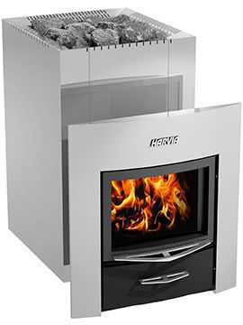 Дровяная печь Harvia 22 DUO steel фотография