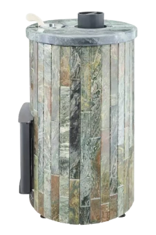 Дровяная банная печь Ферингер Уют-25 "Жадеит наборный" до 25 м³ фотография