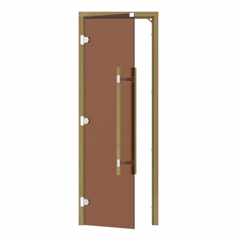 Дверь стеклянная SAWO 741-3SGD-L-3, 1890х690 мм (по коробке) фотография