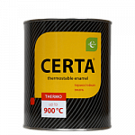 Краска "Certa" (Церта) термостойкая белая (банка 0,8 кг, +400 °C) фото товара
