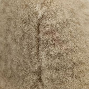 Шапка для бани коричневая из овечьей шерсти, размер 60 фотография