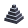 Комплект чугунных пирамид 9 шт. фото товара
