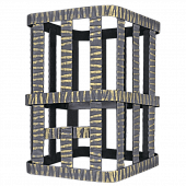 Сетка на трубу для Ураган (300х300х500) Гефест ЗК 35/40/45, Гром 50 под шибер фото товара