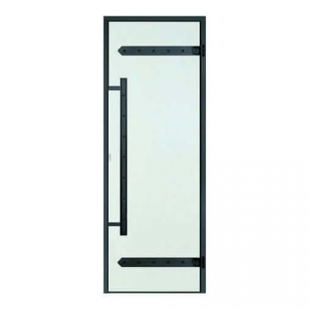 Дверь Harvia Legend STG 7×19 коробка сосна, стекло прозрачное фотография