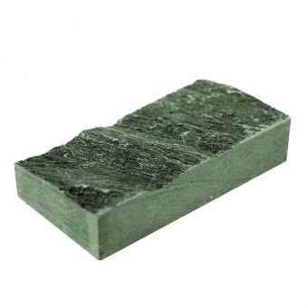 Плитка змеевик Рваный камень 100-300х40х20-25 мм (упаковка 0,16 м кв.) фотография
